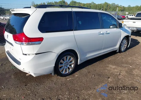 2011 Toyota Sienna Limited V6 from USA, damaged, VIN 5TDYK3DC7BS089178